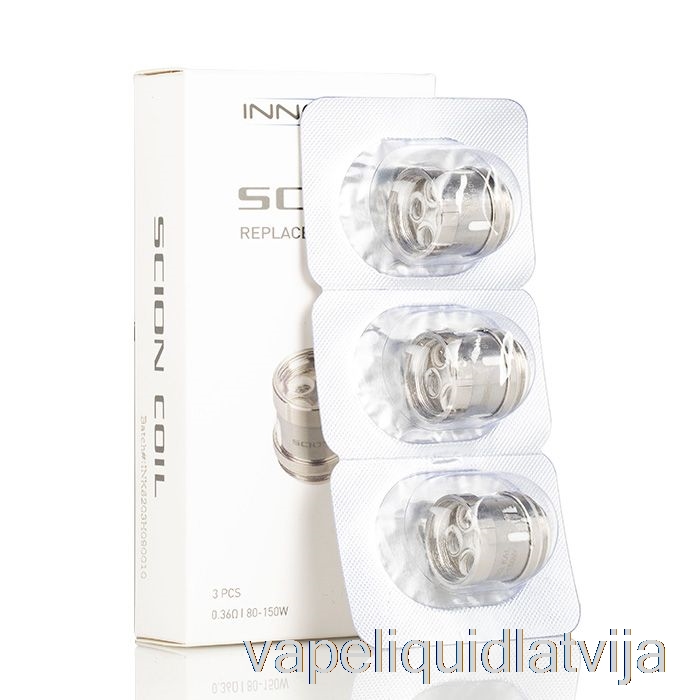 Innokin Scion Plexus Rezerves Spoles 0.36ohm Scion Quad Coils Vape šķidrums